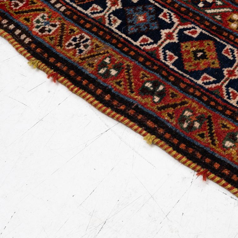 Carpet, Qashqai, antique, approx. 237 x 142 cm.