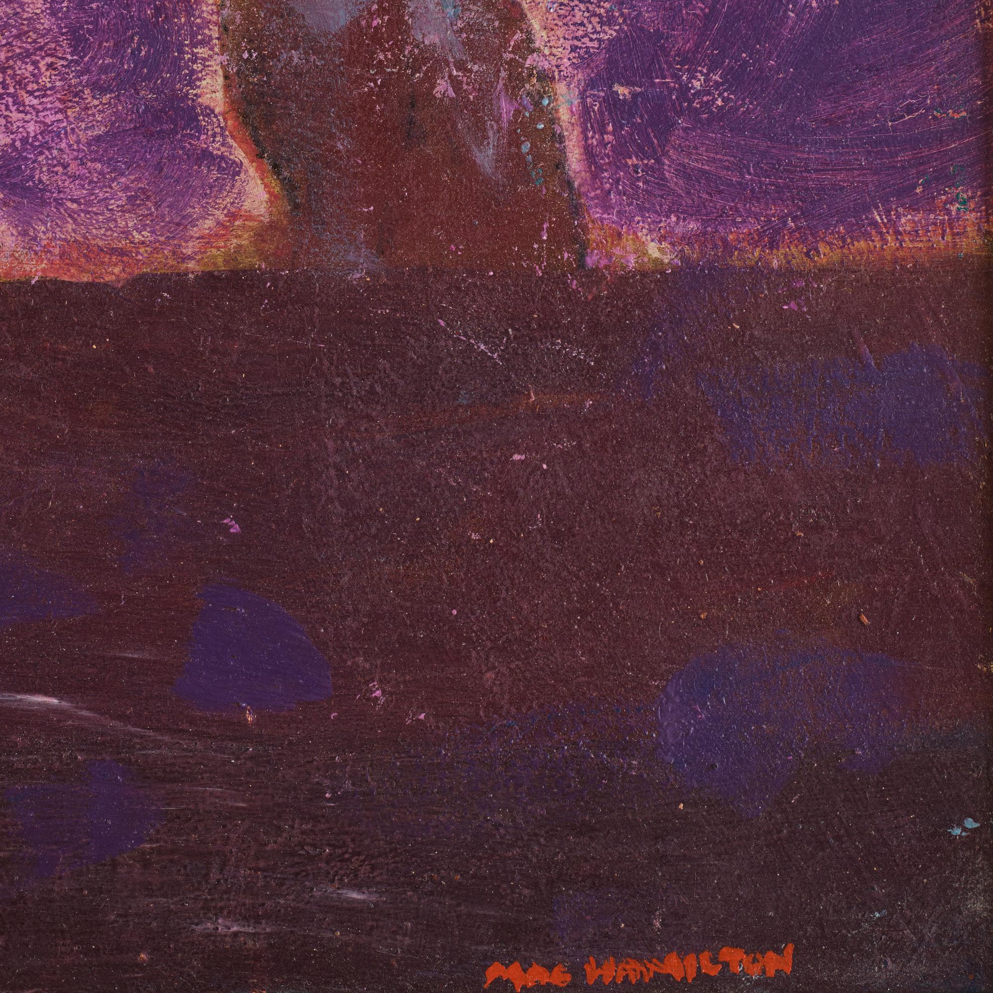 Mac Hamilton, Stilleben med figuriner, fat och frukt.