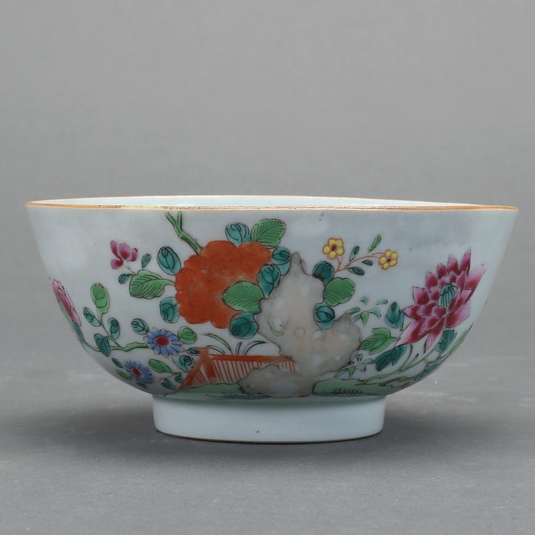 SKÅL, porslin, Kina, troligen Qianlong, 1736-1795.