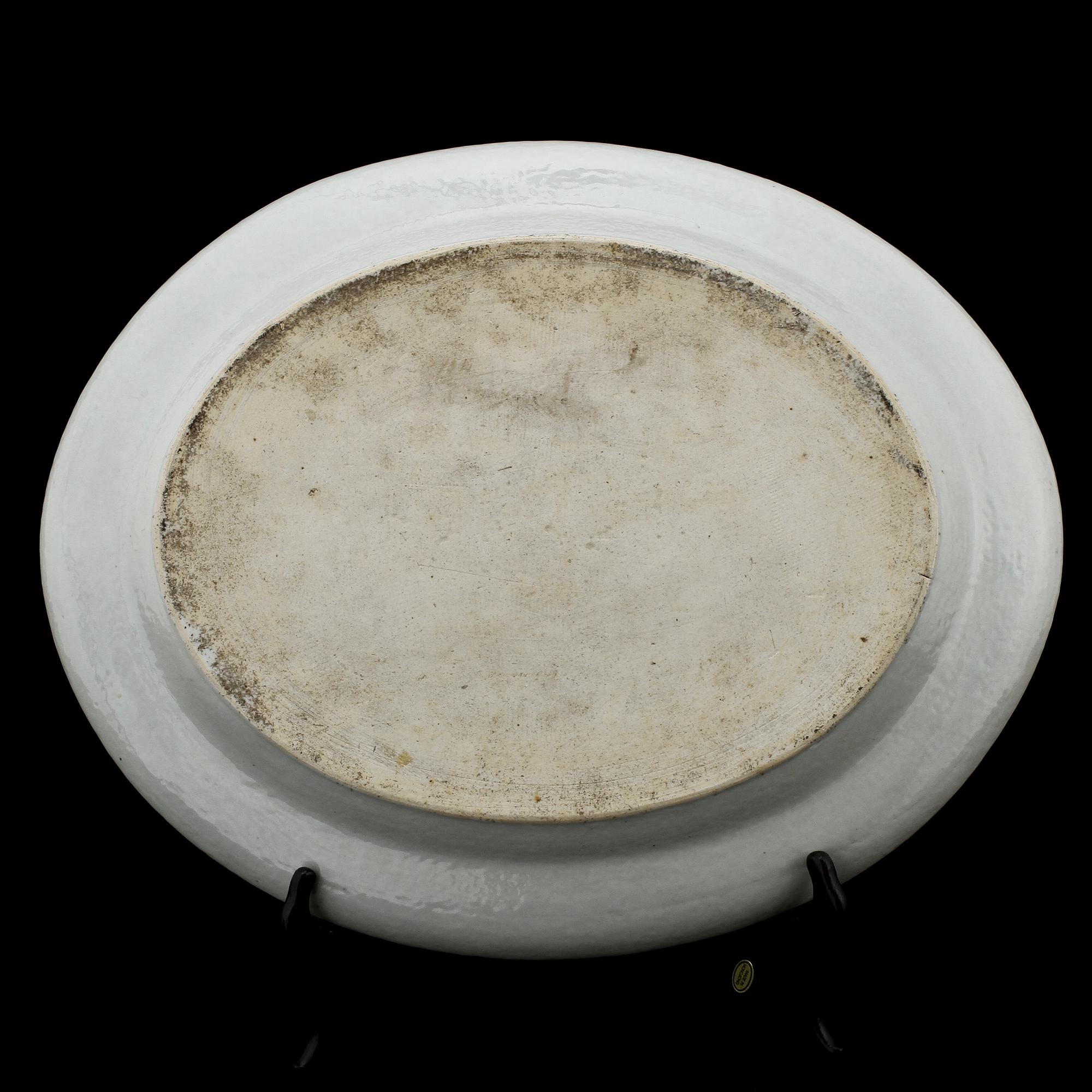 STEKFAT, ett par, porslin, Kina, 1800/1900-tal.