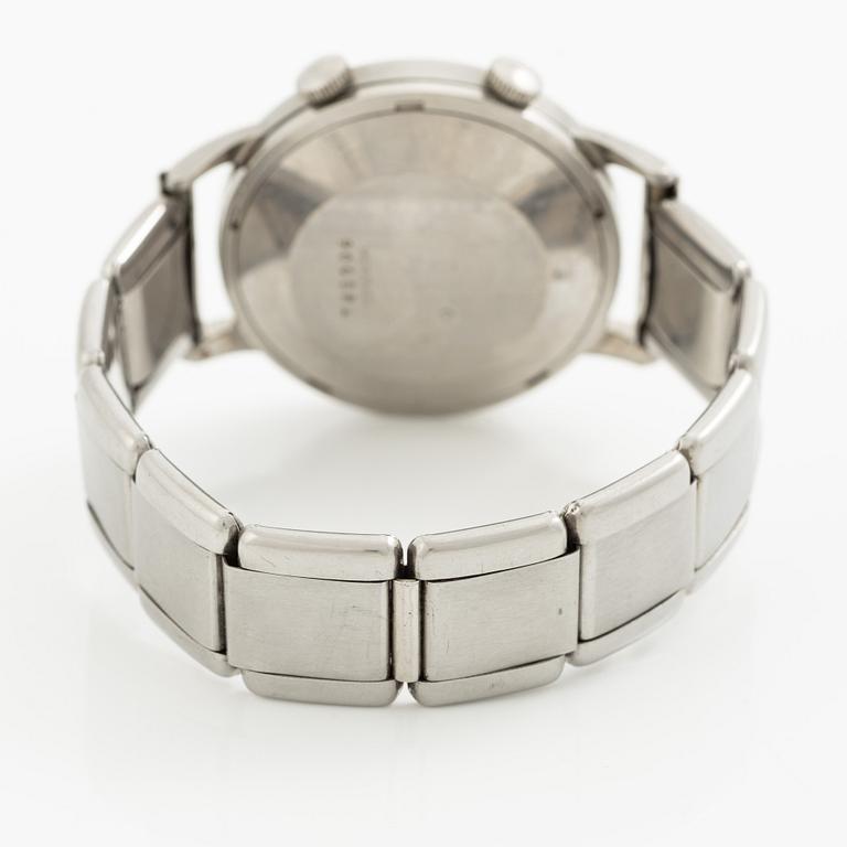 Jaeger-LeCoultre, Memovox, wristwatch, 37 mm.