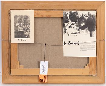 Lennart Sand, Skymningslandskap med älgar.