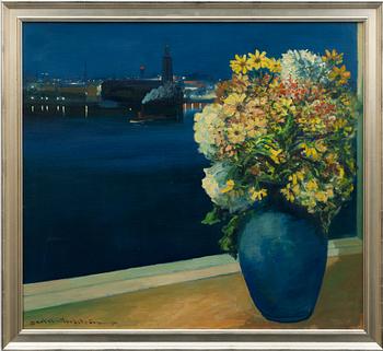 Bertel Bertel-Nordström, Evening View of the City Hall, Stockholm.