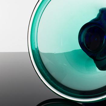 ANNA ÖRNBERG, skulptur, glas, Studioglas Strömbergshyttan, undertill signerad Anna Örnberg, märkt UNIK och daterad 2006.
