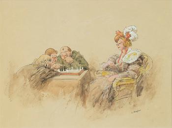 Robert Högfeldt, Schackspel.