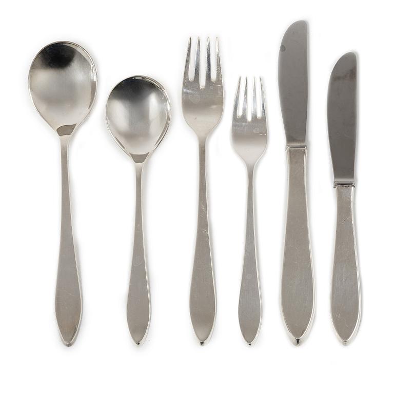 Rey Urban, bestickservis, 51 delar, sterlingsilver, Stockholm, 1967-97.