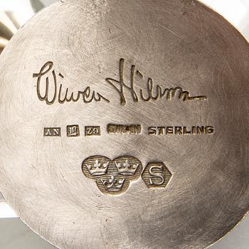 Wiwen Nilsson, six silver cocktail cups, Lund 1974.