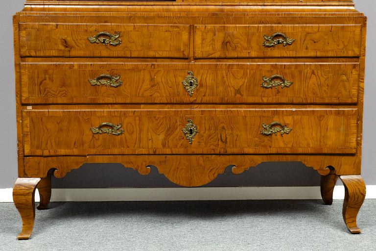 Cabinet, Rococo, Stockholm work, 18th century.