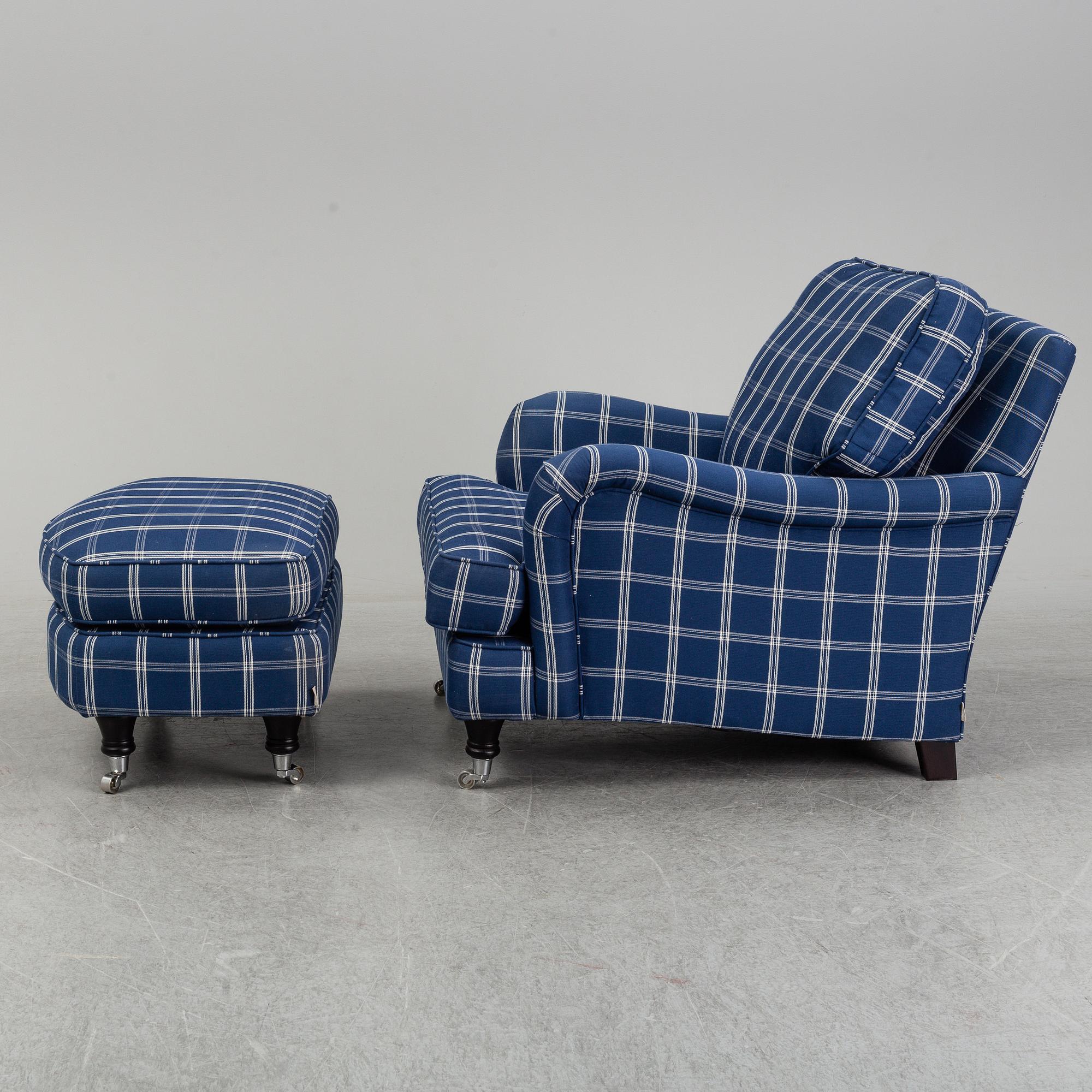 A easy chair with foot rest from Englesson.