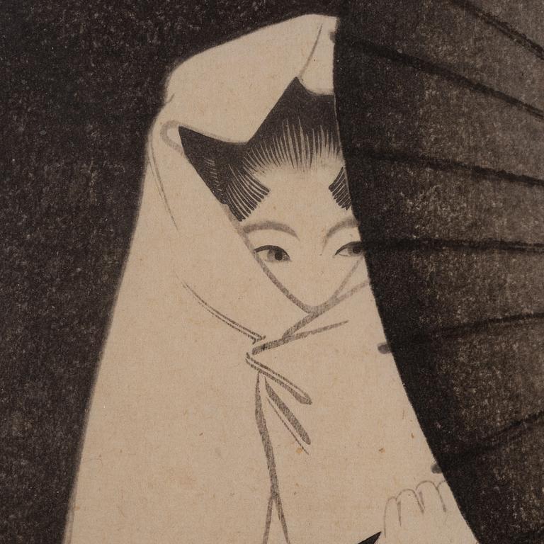 Taniguchi Kokyo, "Spirit of the Heron Maiden".