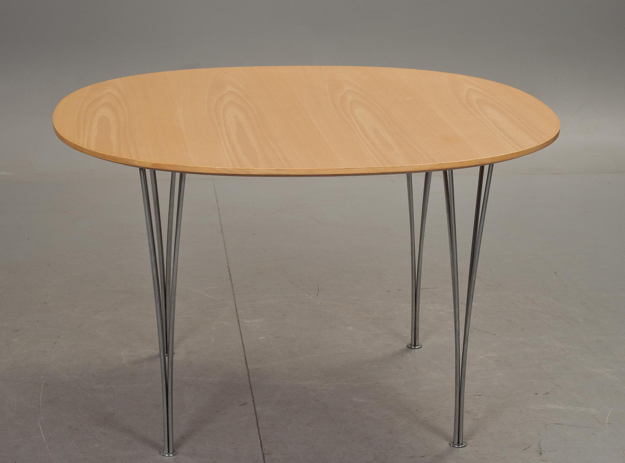 BORD, "Supercirkel", Bruno Mathsson & Piet Hein, Fritz Hansen.