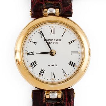 DAMARMBANDSUR, doublé, Raymond Weil, 1900-talets fjärde kvartal.