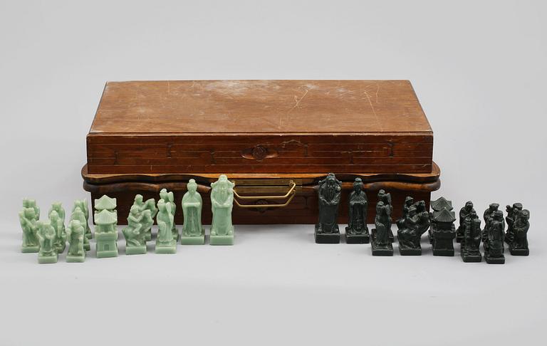 SCHACKSPEL, orientaliskt, 1900-tal.