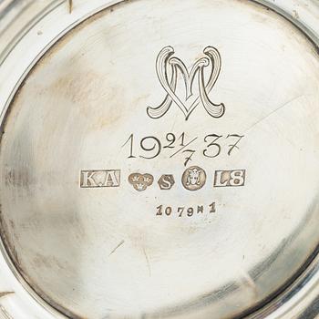 Karl Anderson, A Swedish silver Rococo style beaker, Stockholm 1937.
