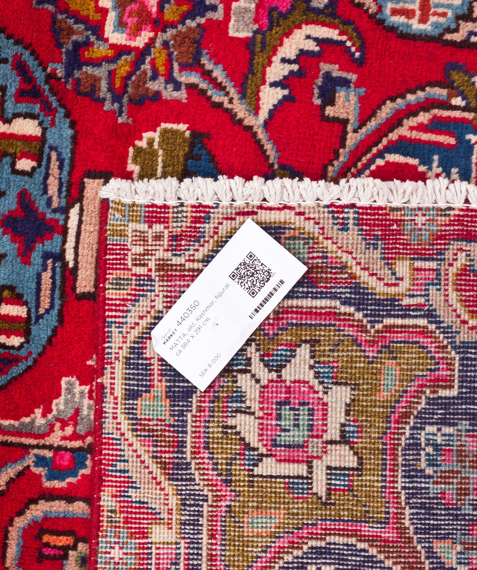 MATTA, old, Kashmar, figural, ca 384 X 291 cm.