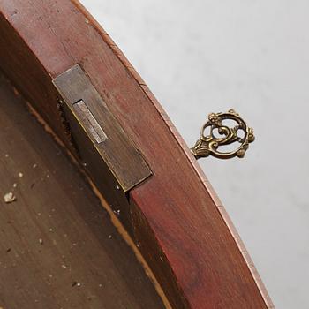 A Louis XV-style marquetry commode, first part of the 20th century.