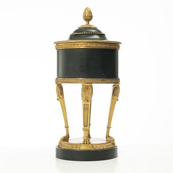 An Empire style lidded box, circa 1900.