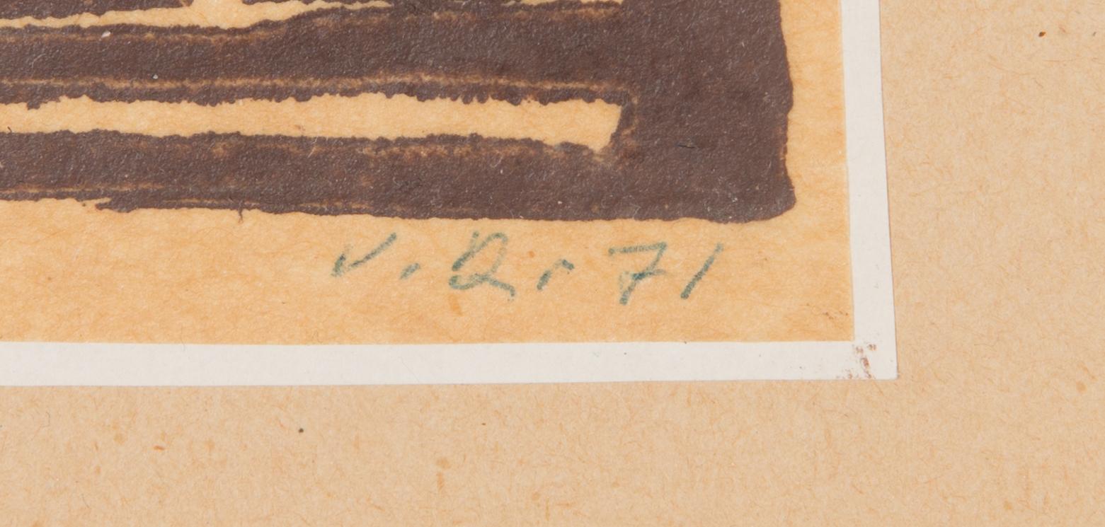 Viljo Ranta, träsnitt, 4+1 st, signerade och daterade 1956-71.