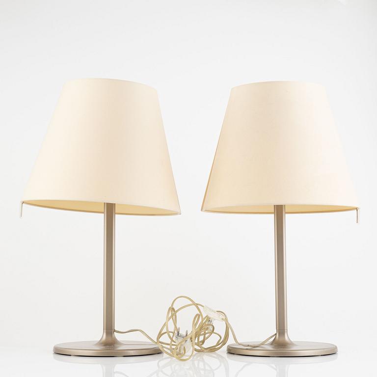 Adrien Gardère, a pair of 'Melampo' table lights, Artemide, Italy, 21st Century.