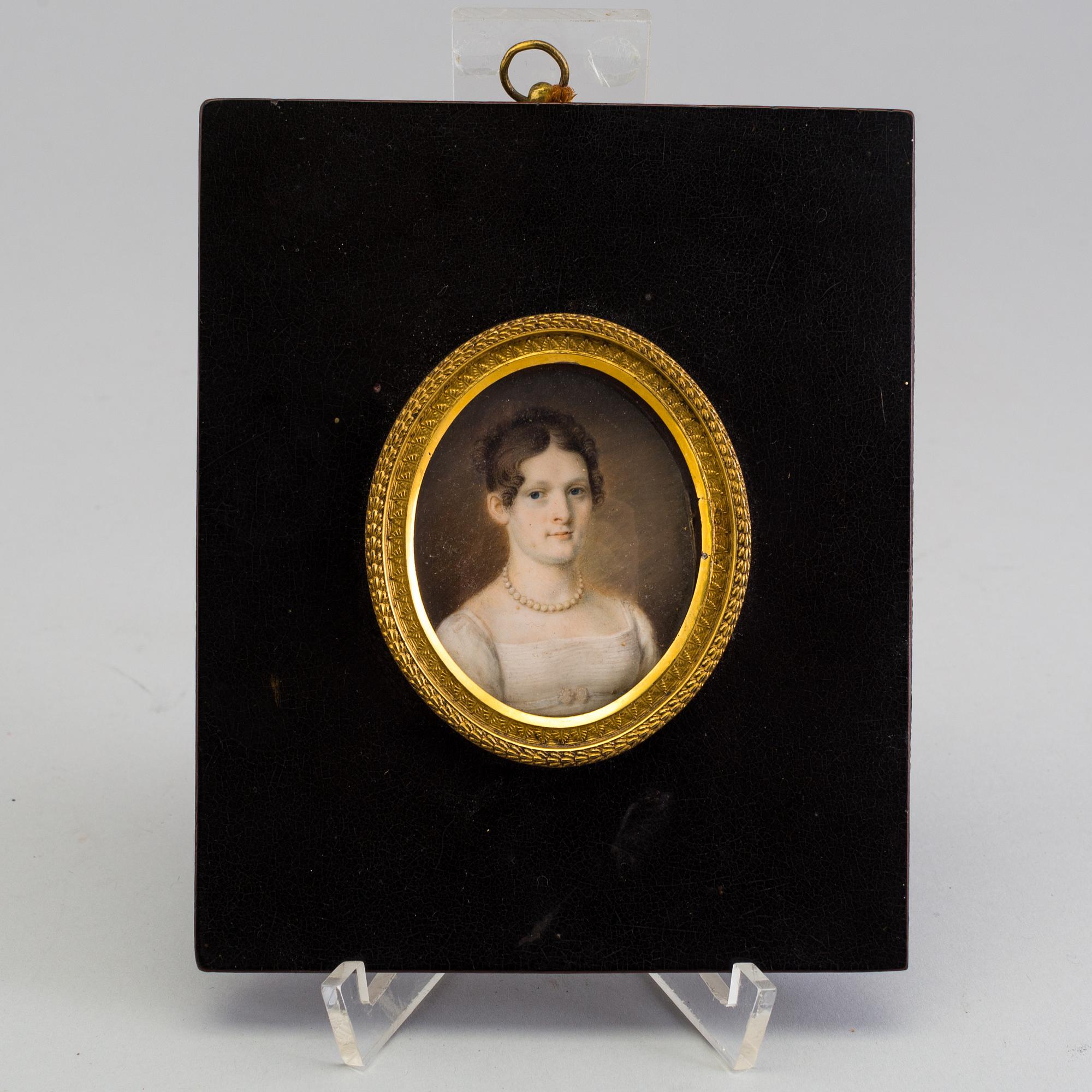 ANDERS GUSTAF ANDERSSON, miniature, gouache, signed and dated 1815.