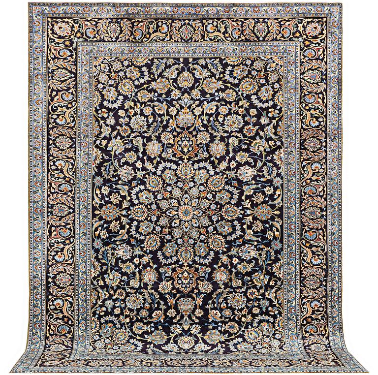 A Keshan carpet, c. 350 x 250 cm.