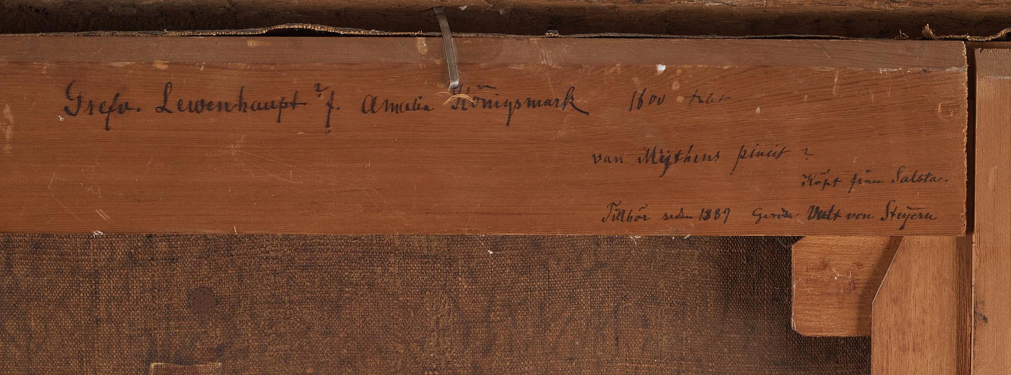 David Klöcker Ehrenstrahl, "Elsa Elisabeth Brahe" (1632-1689).