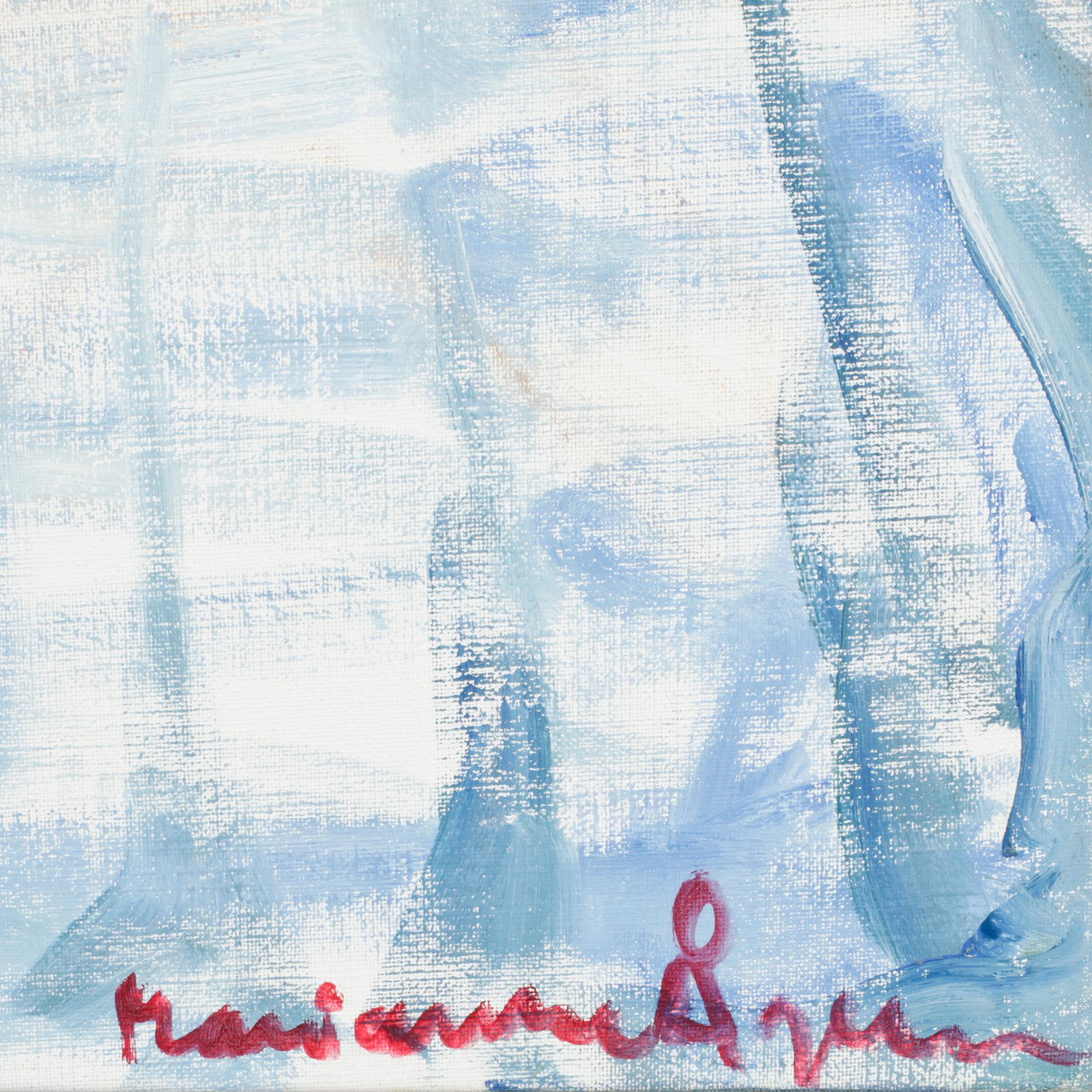 MARIANNE ÅGREN, olja på duk. Sign.