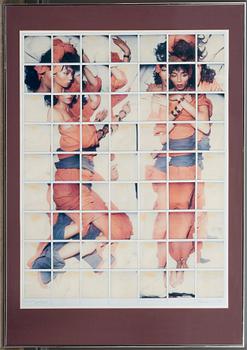 KARI RIIPINEN, polaroid collage, signerad och daterad -86.