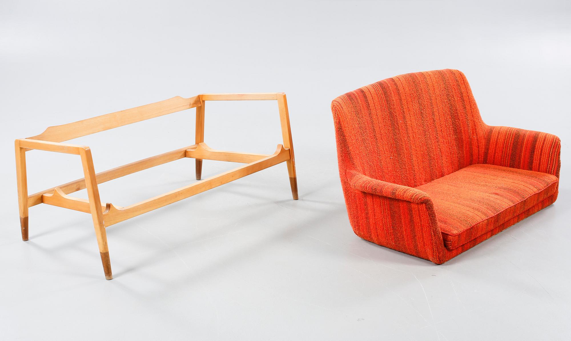 SOFFA, Bjørn R JACOBSEN OCH B MAROTT-JACOBSEN (NY FORM ARKITEKT-KONTOR), AB SVENSKA MÖBELFABRIKERNA, BODAFORS.