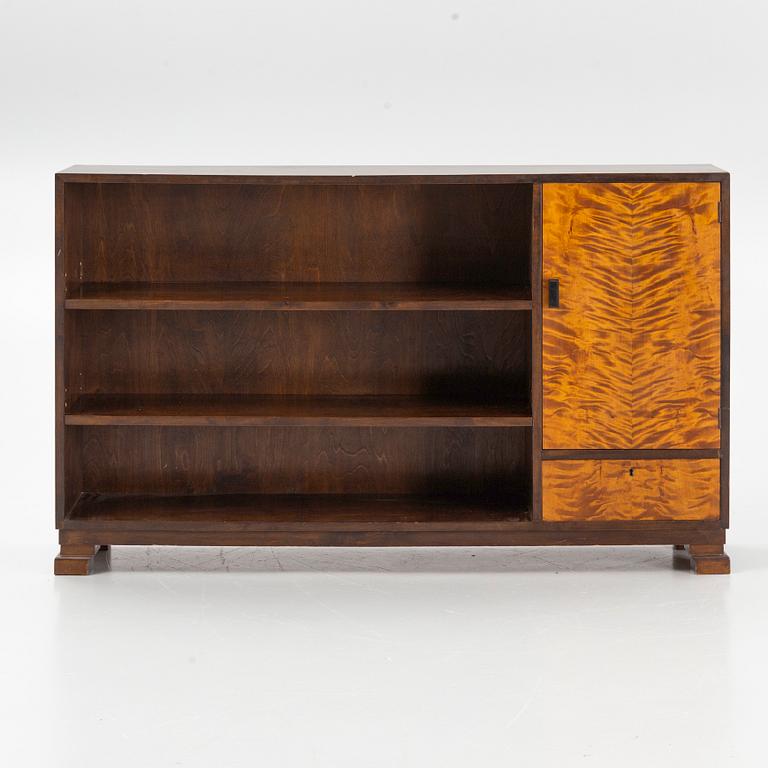Bookshelf, 1930s.