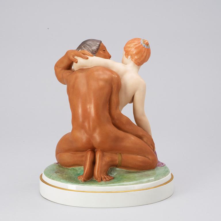 A Gerhard Henning porcelain figure by Royal Copenhagen, Denmark.