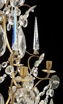 LJUSKRONA, rokokostil, omkring år 1900.