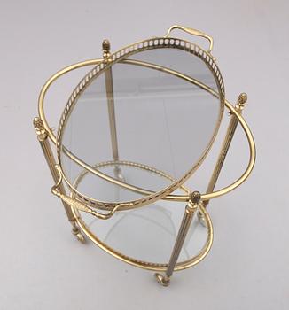 SERVERINGSVAGN, mässing, 1900-talets andra hälft.