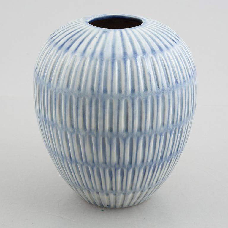 Gertrud Lönegren, a stoneware vase, Rörstrand, 1930-40s.