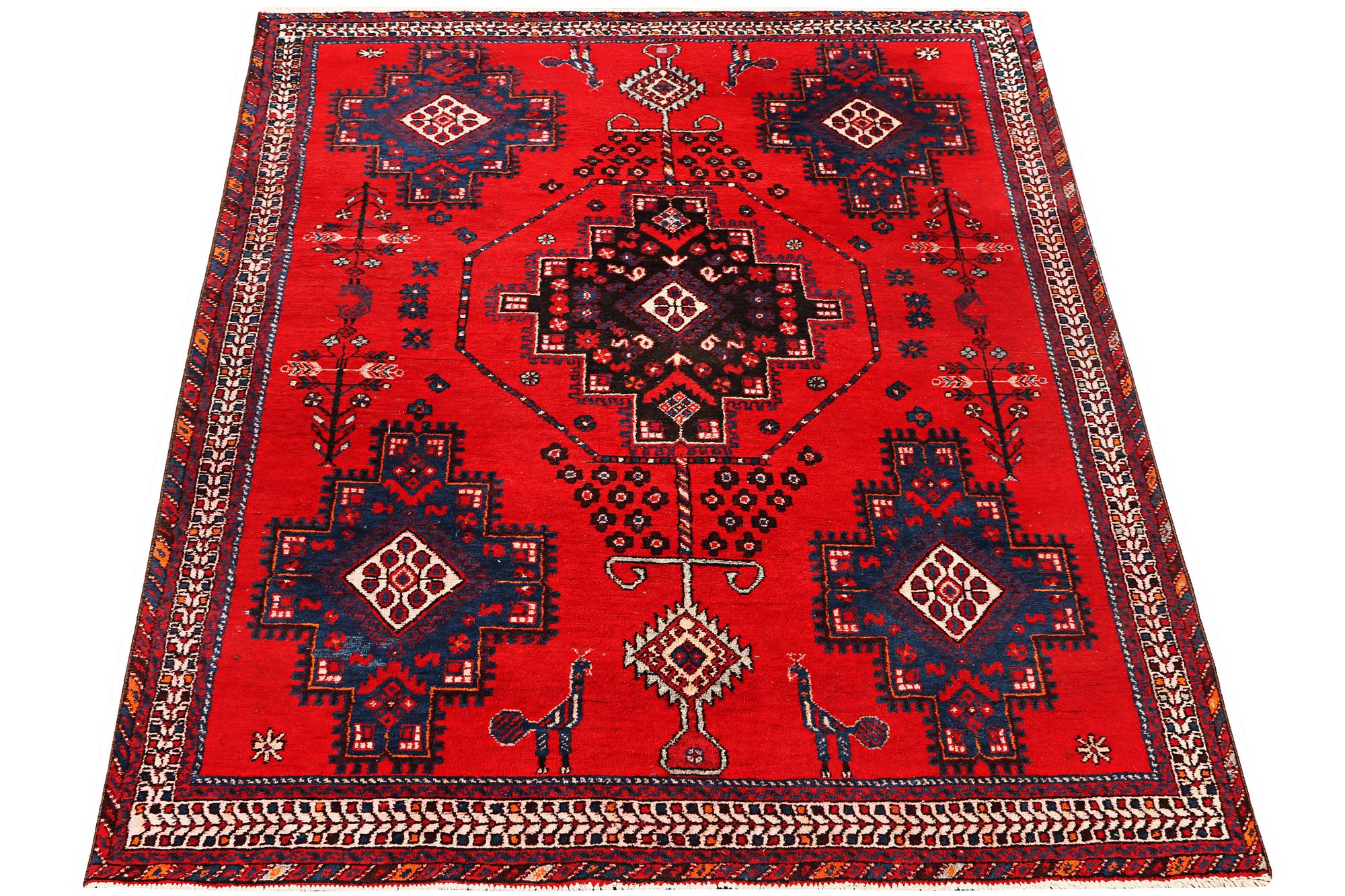 An Afshar rug, a. 225 x 155 cm.