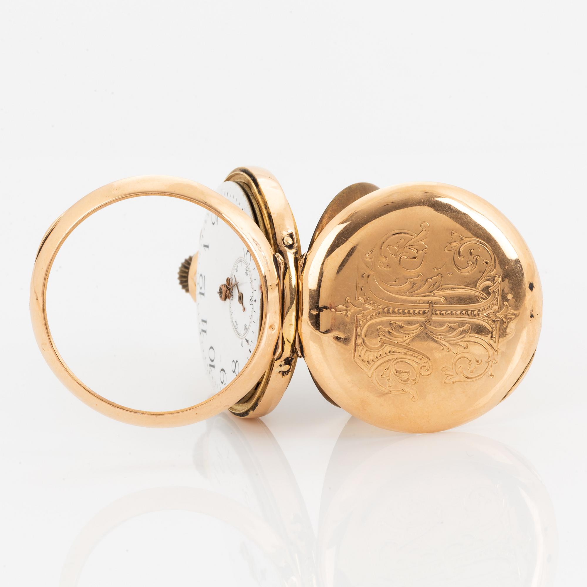 Pocket watch, 36 mm.