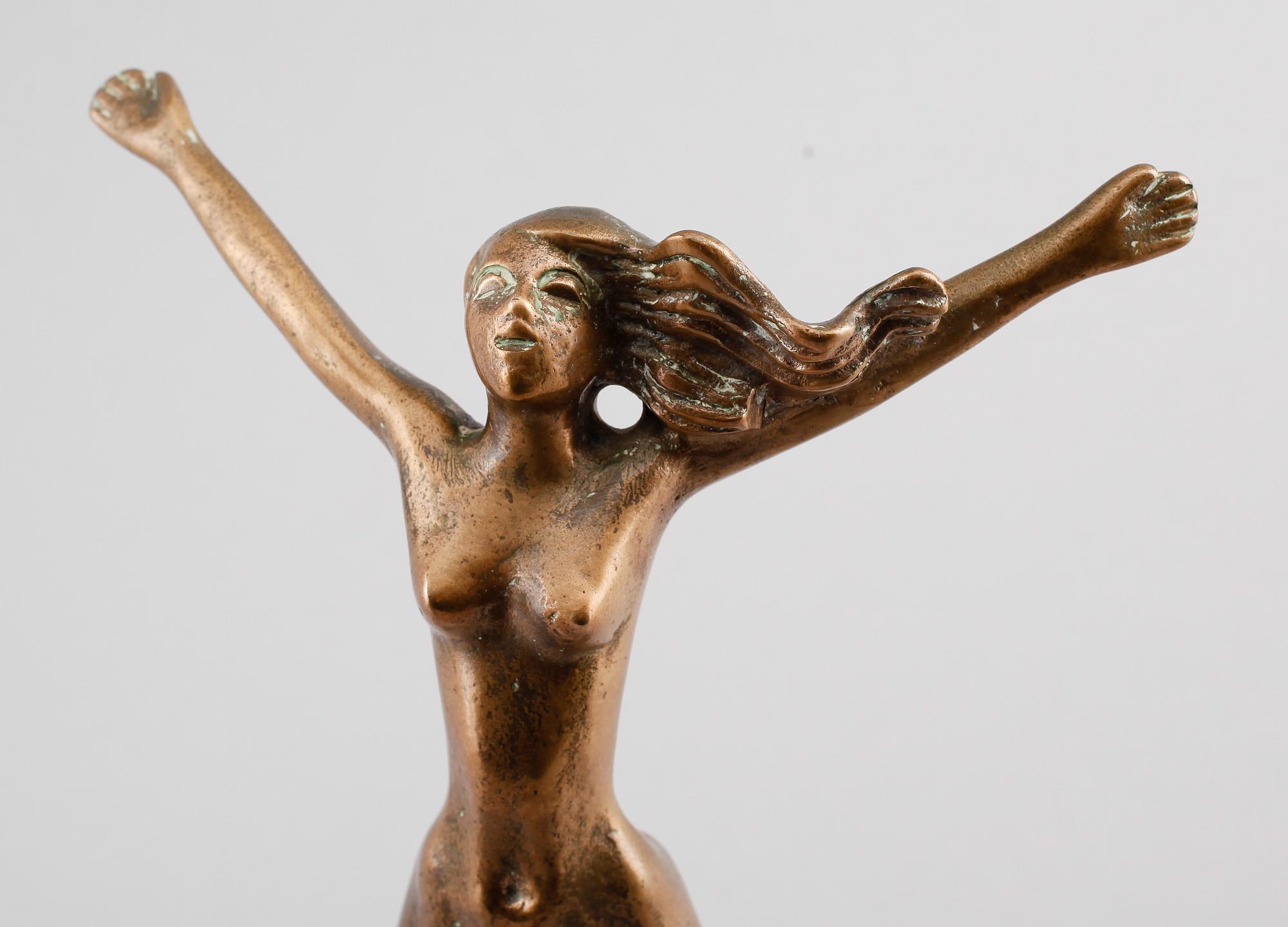 STIG BLOMBERG, skulptur, brons, Ystad-Brons.
