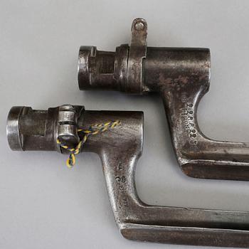 BAJONETTER, 8 stycken, 1800-tal.