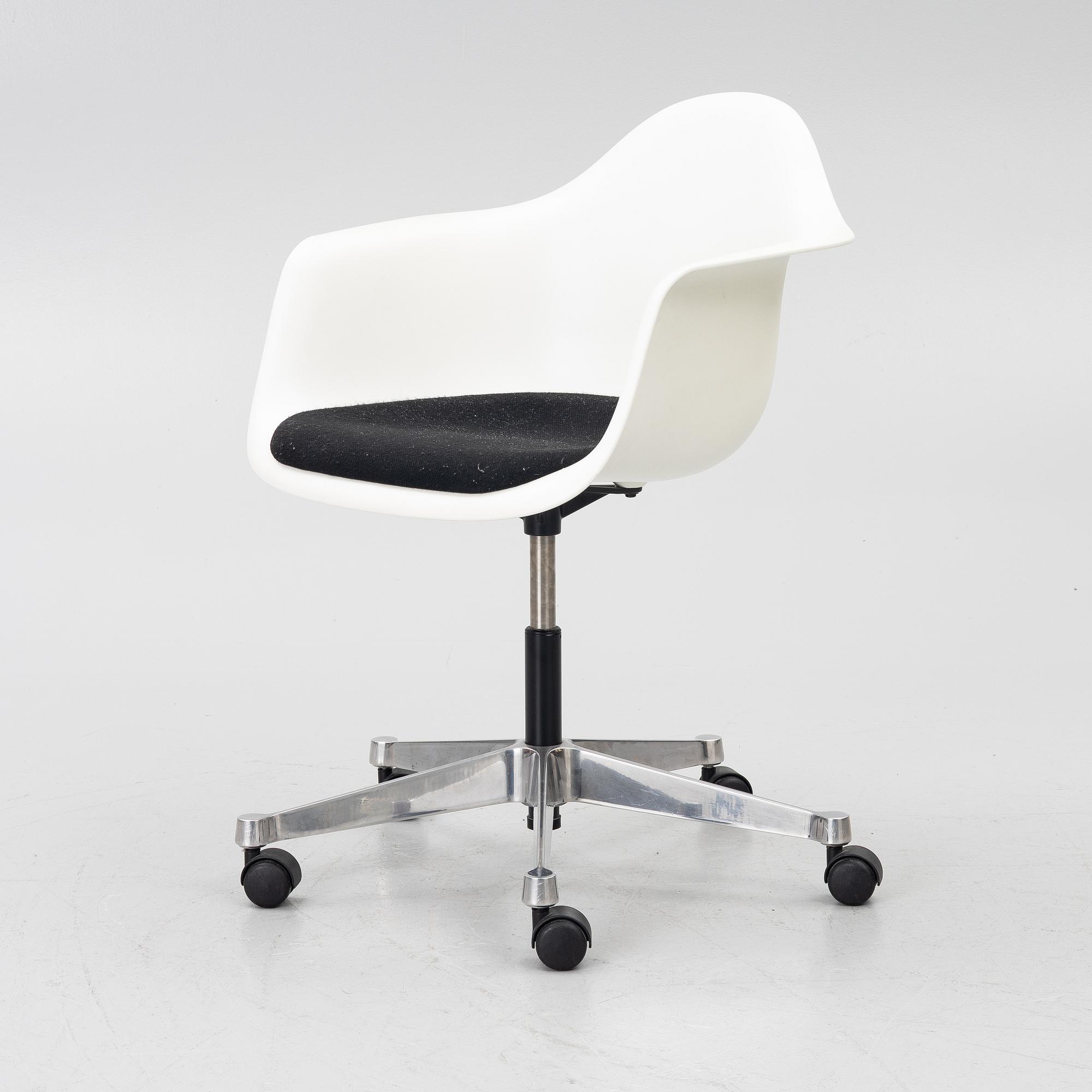 Charles & Ray Eames, a 'Plastic Chair PACC' desk chair, Vitra, 2010.