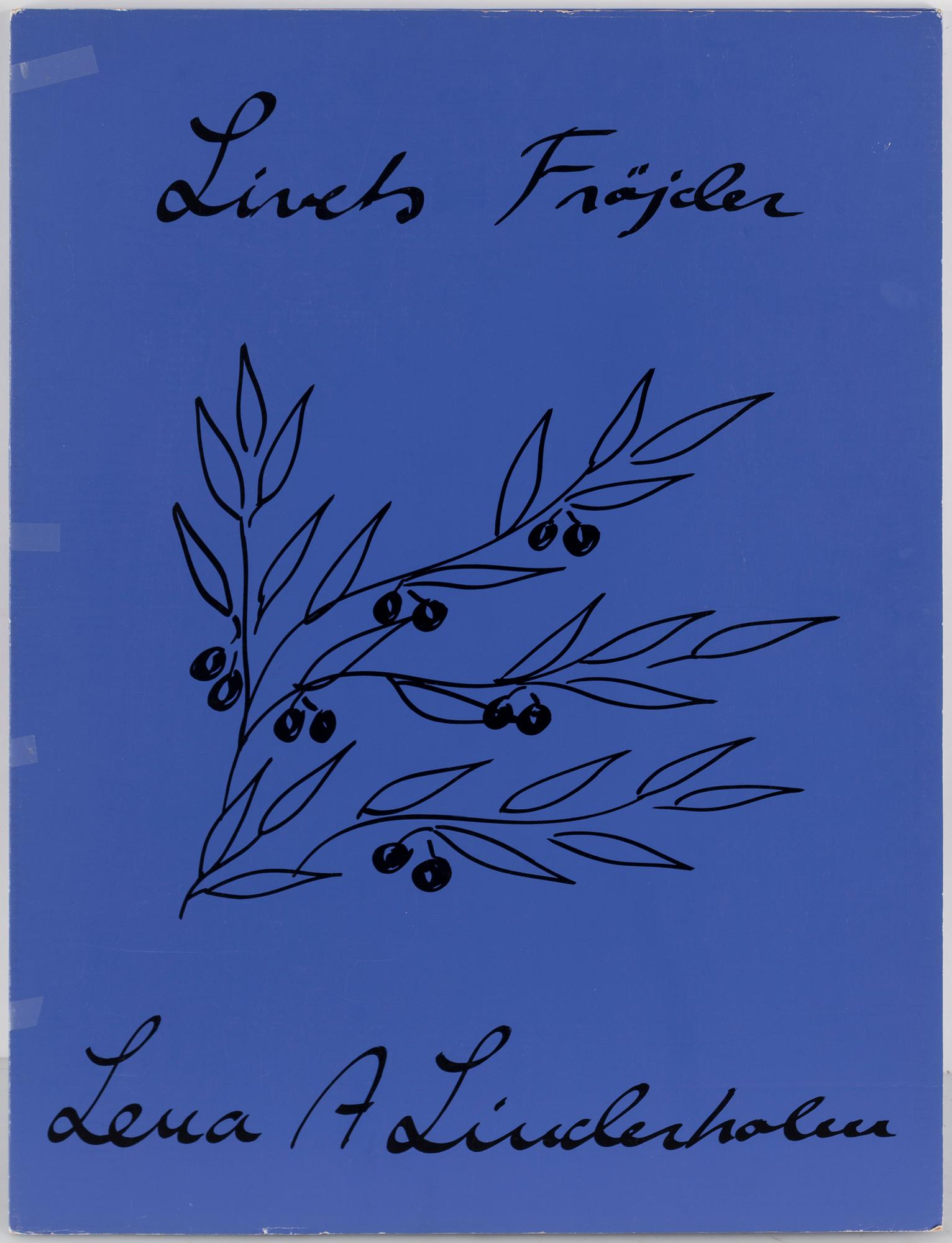 LENA LINDERHOLM, färglitografier, 2 st ur mappen "Livets Fröjder", signerade Lena A Linderholm och numrerade HC XXIV/XXV.