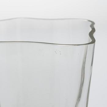 Alvar Aalto, one part of  'Aalto flower' glass sculpture 3021-150, Iittala 1950s.