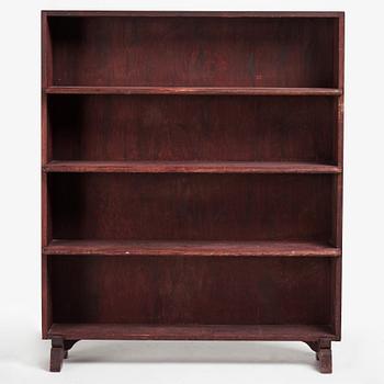 Axel Einar Hjorth, a stained pine "Sport" bookcase, Nordiska kompaniet, 1930's.