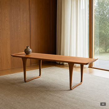 Soffbord, teak, Sverige, 1950-tal.