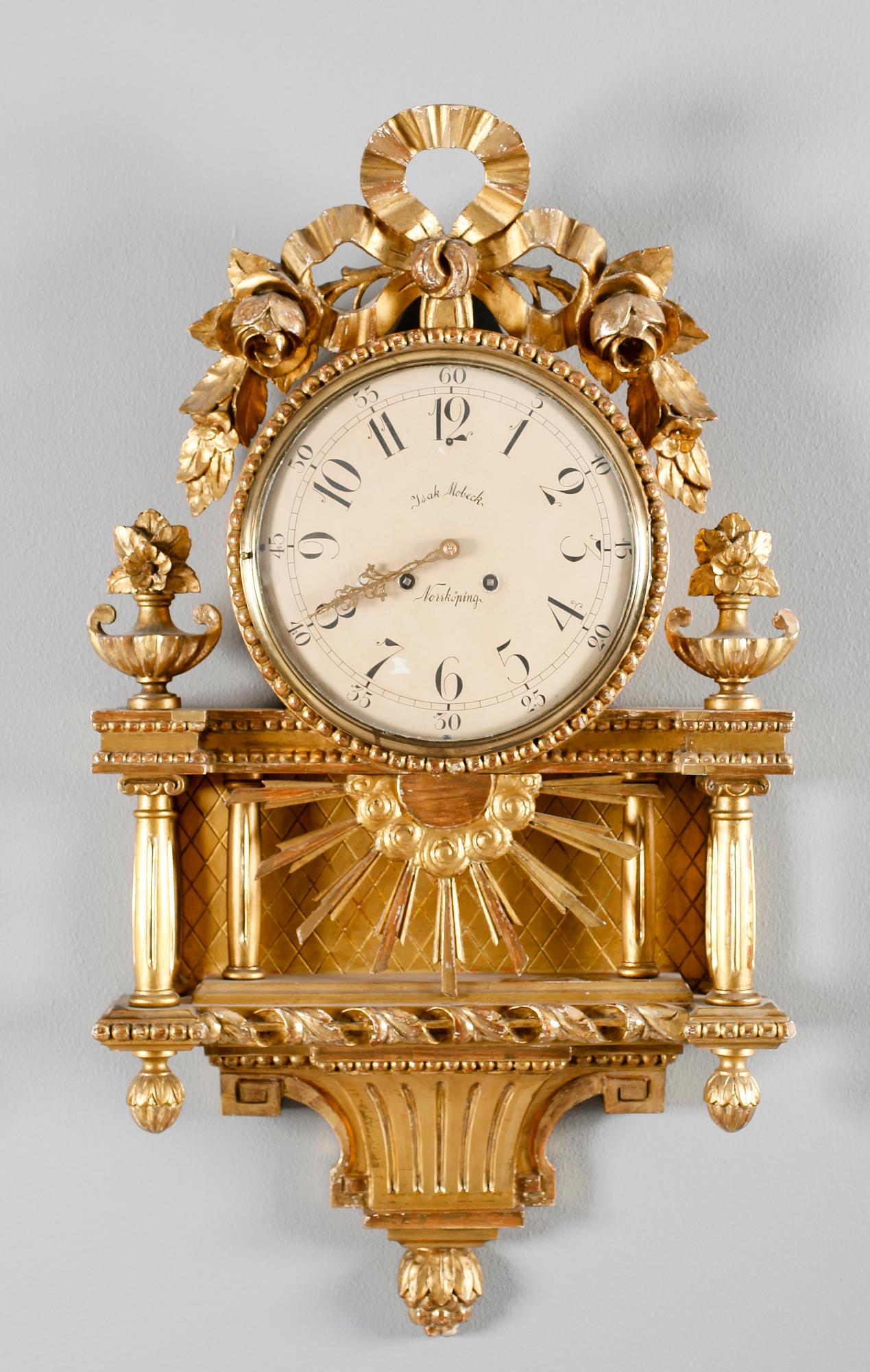 VÄGGPENDYL, gustviansk stil, 1900-talets första hälft.