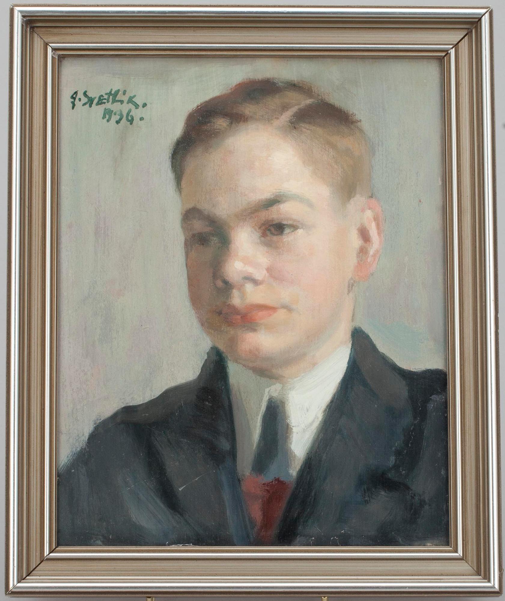 GEORGES VON SWETLIK, olja på skiva, signerad och daterad 1936.