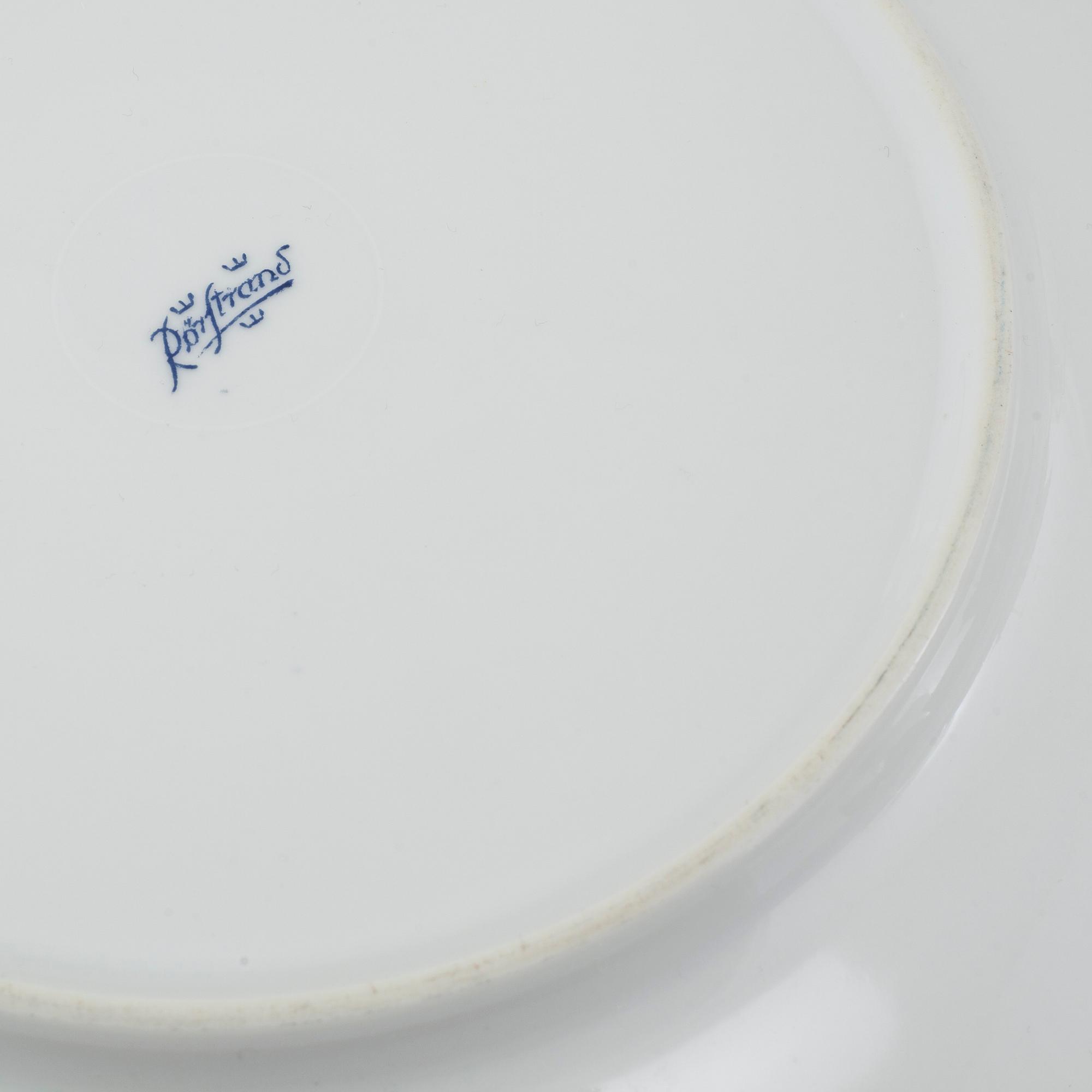 SERVIS, 119 delar, "Swedish Grace" med monogram, porslin, Rörstrand, 1900-tal.