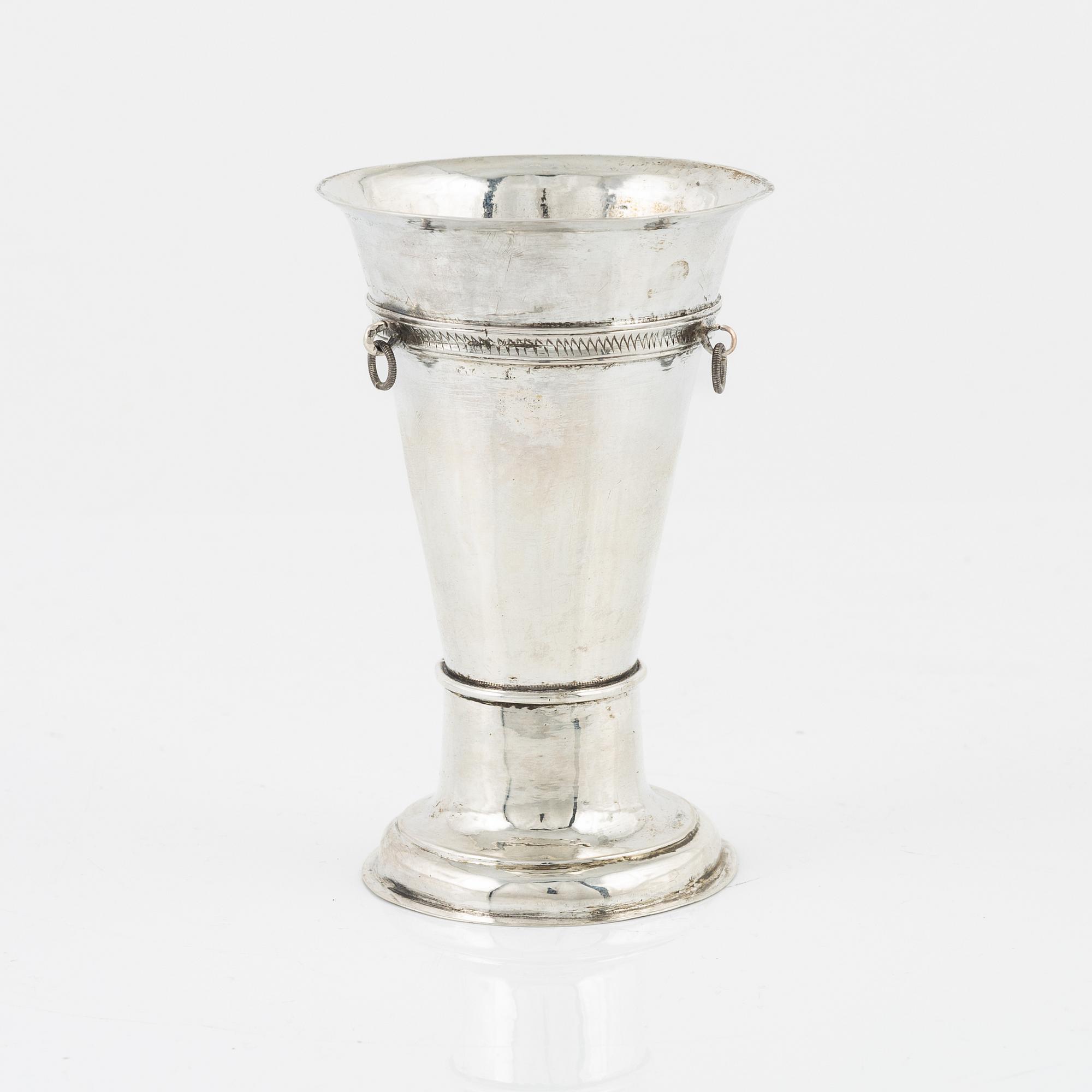 An Norwegian Silver Beaker, 18-19th Century.