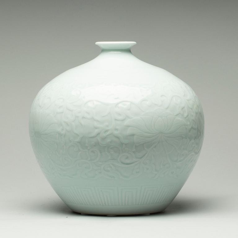 URNA, porslin, Kina, 1900/2000-tal.