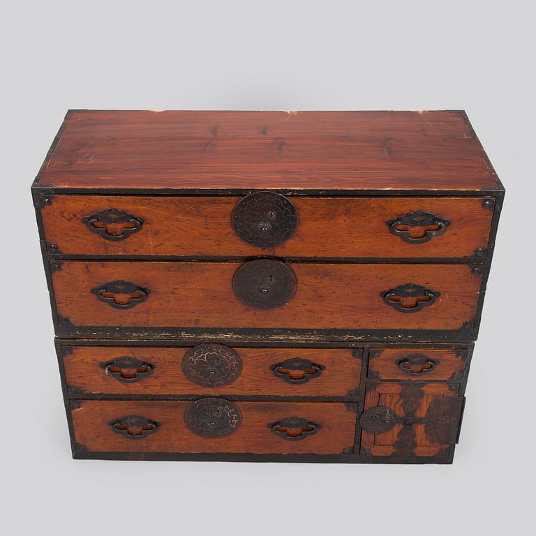 A Corean chest of drawers, mid-20th century.