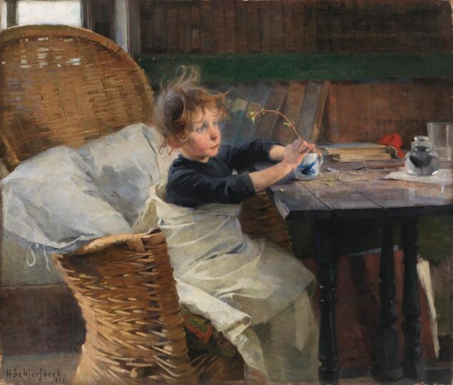 Helene Schjerfbeck, "Konvalescenten".